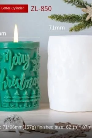 FLOWER PILLAR CANDLE MOULD