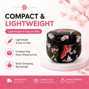 Metal Tins Japanese Style Empty Tins Jars Round Empty Container with Lid for DIY scented.