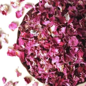 Dried Rose Petals, Deep Pink Gulab (100% Edible)