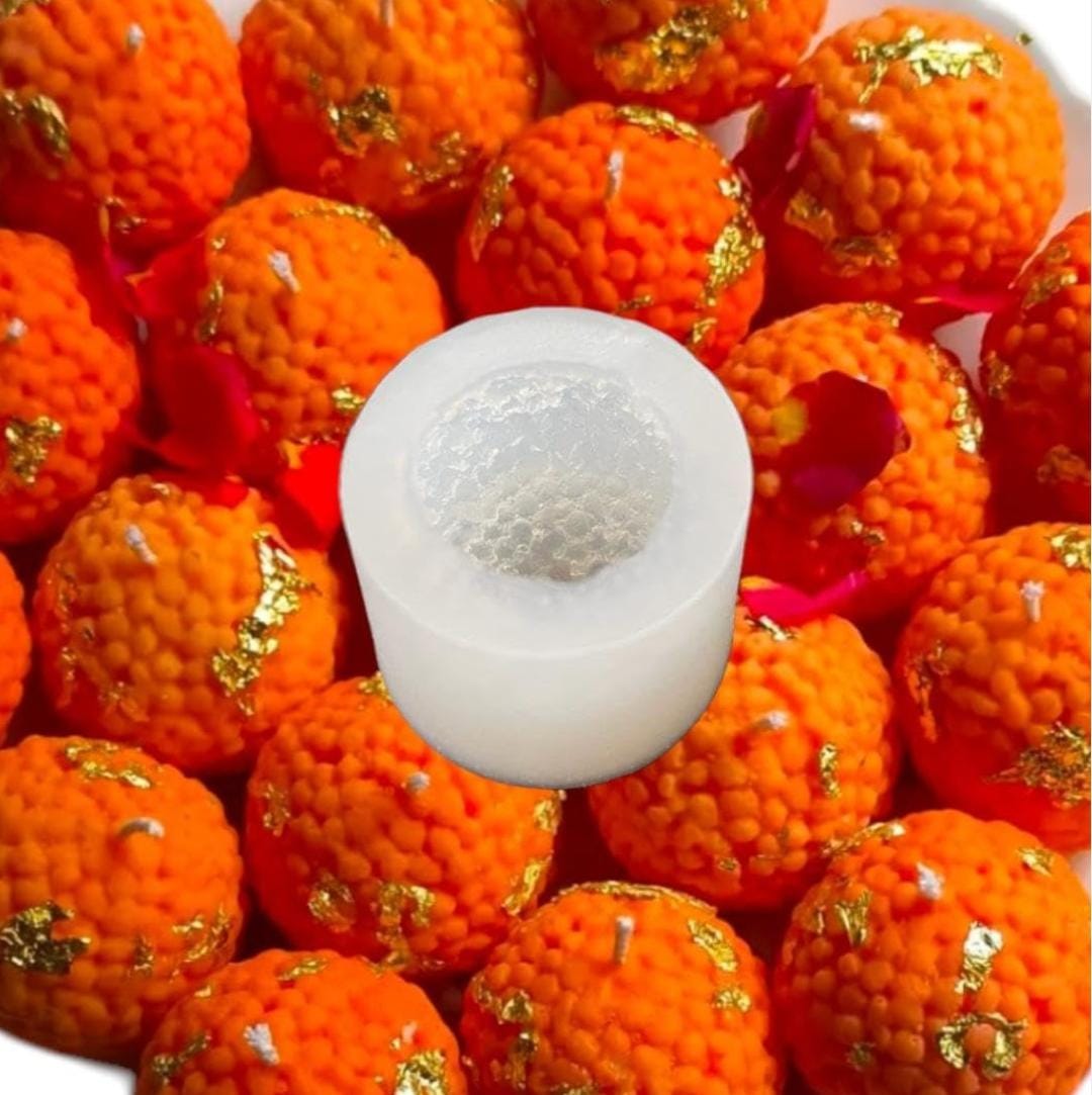 Round motichoor Laddu Candle Mold